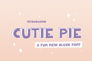 Cutie Pie Font