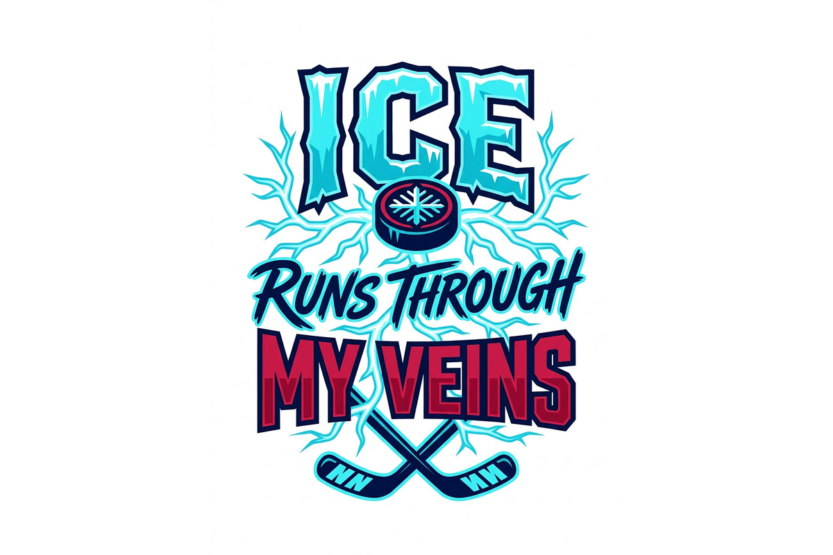 Hockey T-Shirt Design Graphic, an Object Graphic by balal (Photo 3 of 3)