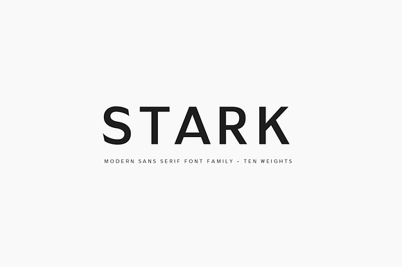 Stark - A Modern Sans Serif preview 7