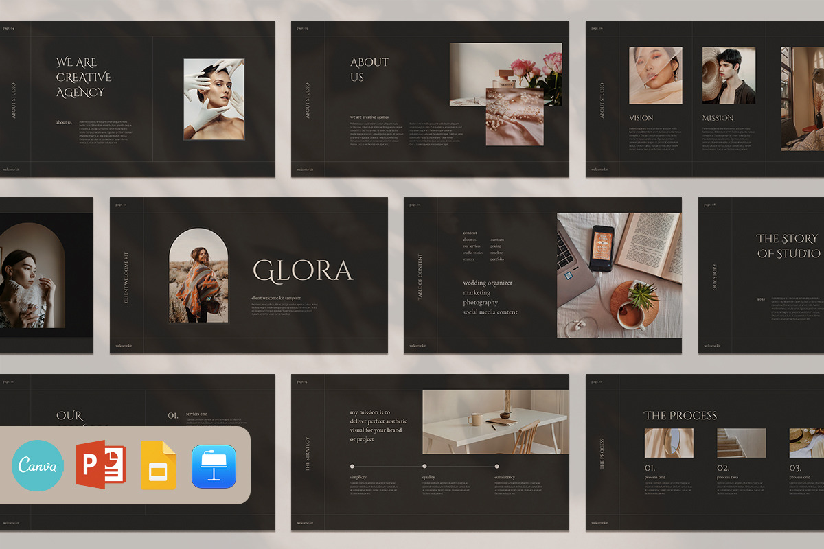 Glora - Pitch Deck Template, A Presentation Template By Creacy Std