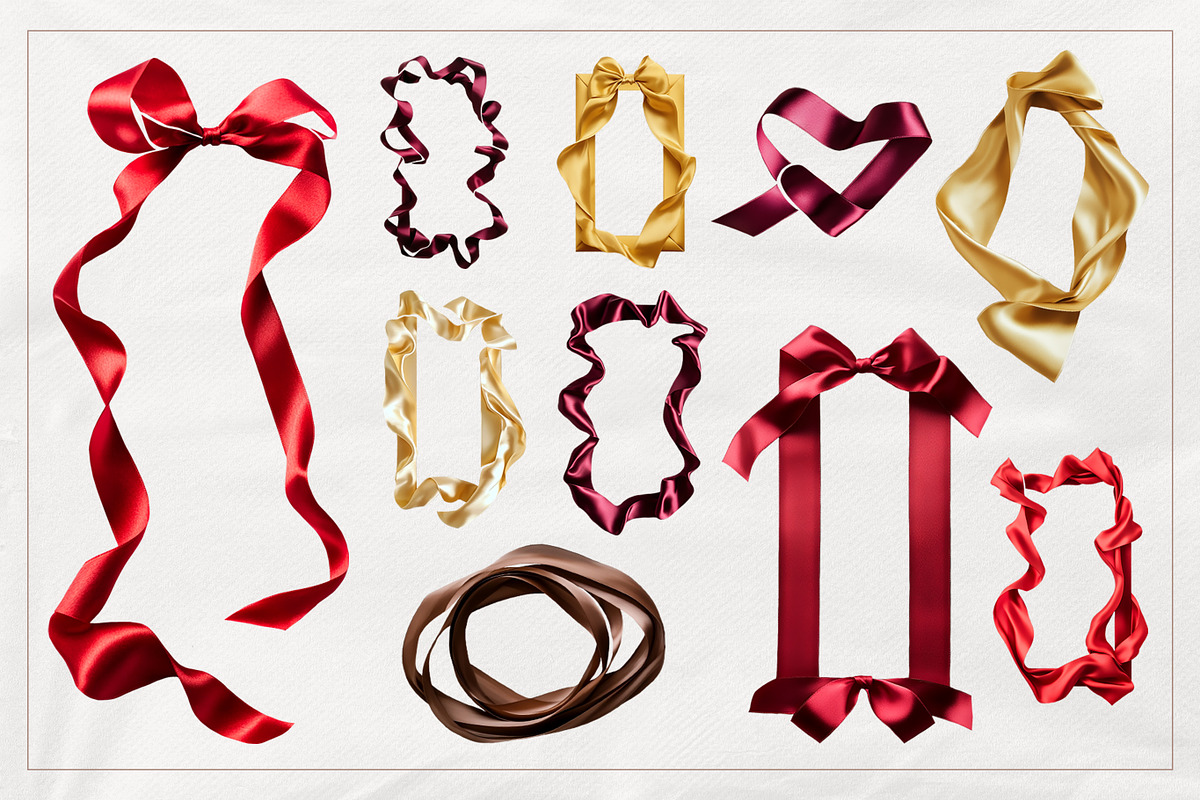 Satin bows & frames collection, an Object Graphic by divanovskaya_nv (Photo 4 of 11)