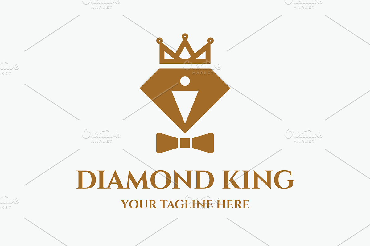 Diamond King Jeweler Logo, a Branding & Logo Template by Creattlle (Photo 1 of 3)