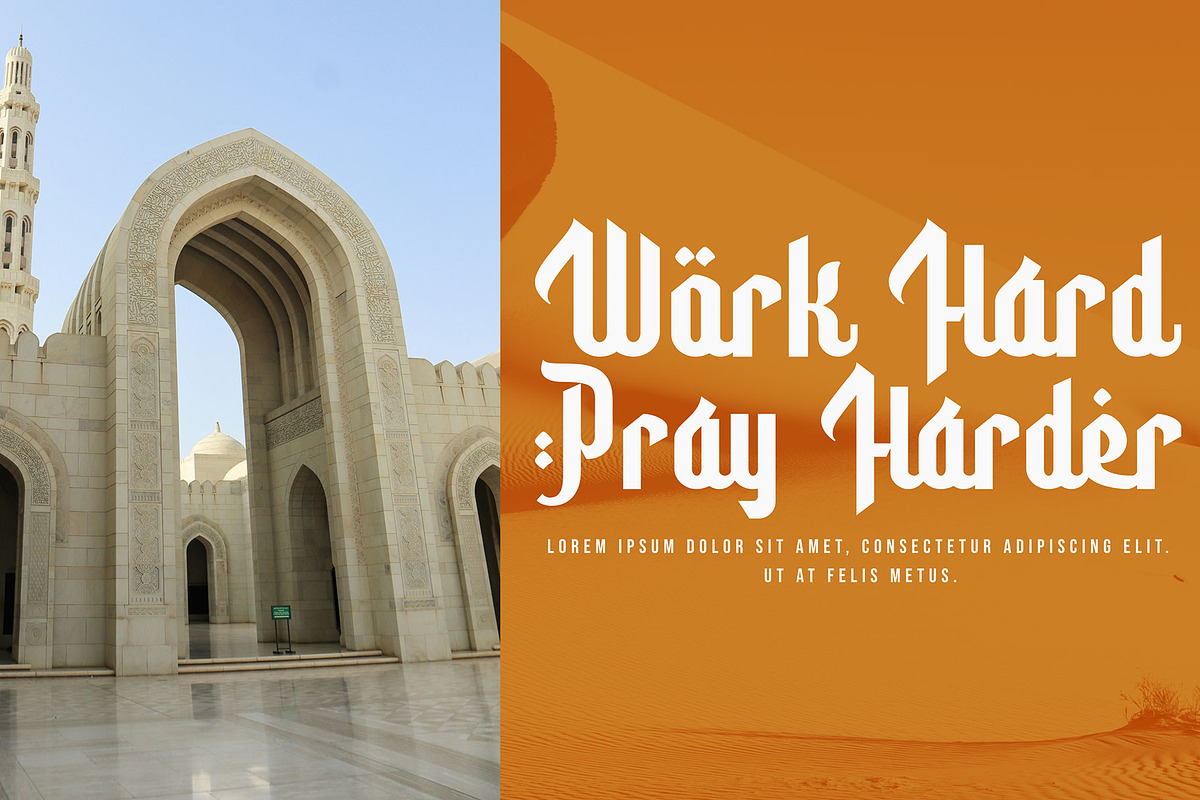Hamzah, a Font by Omotu Studio (Photo 3 of 20)
