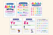 Alphabet Writing Workbook, a Stationery Template by Shumaya (Thumbnail 3 of 5)