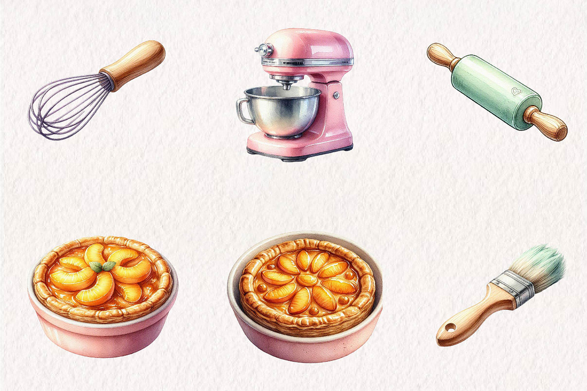 Cute Bakery Clipart, a Seasonal Illustration by CreationArt (Photo 2 of 7)