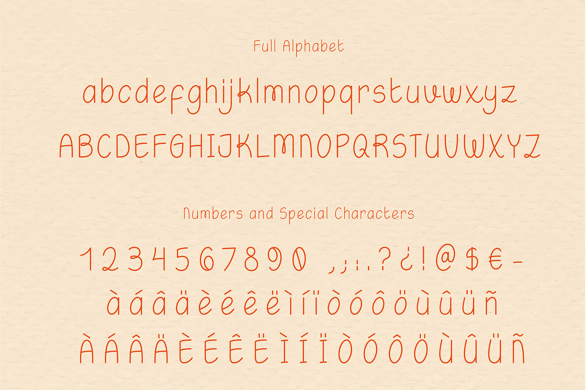 Monia - Handmade Display & Text Font, a Sans Serif Font by HelloUnanimity (Photo 3 of 4)