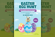 Easter egg hunt flyer template, a Flyer Template by kamalrawat_gd (Thumbnail 1 of 2)