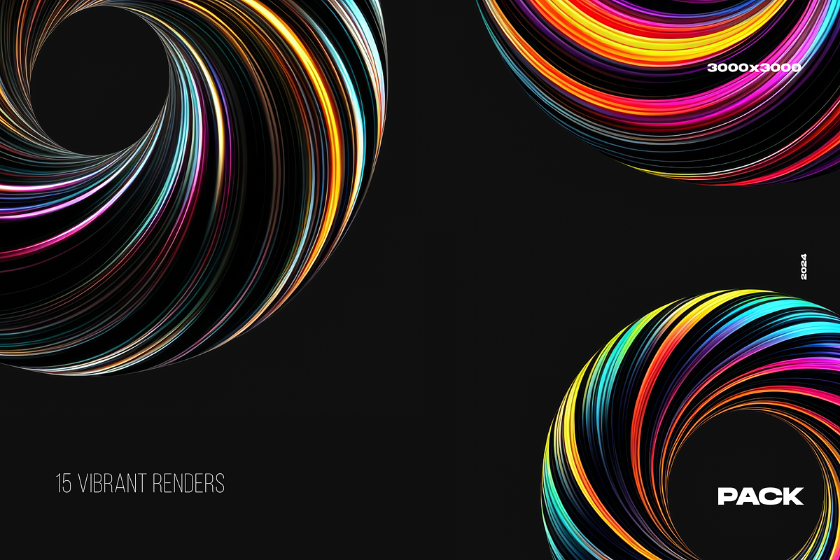 Nova Flux | 15pc. Render Pack, an Object Graphic by GothLab