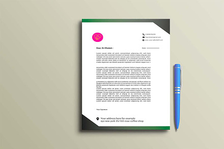 A4 letterhead, letterhead