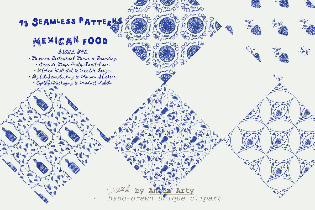 Mexican food collection, a Food Illustration by Anada Arty (Photo 3 of 12)