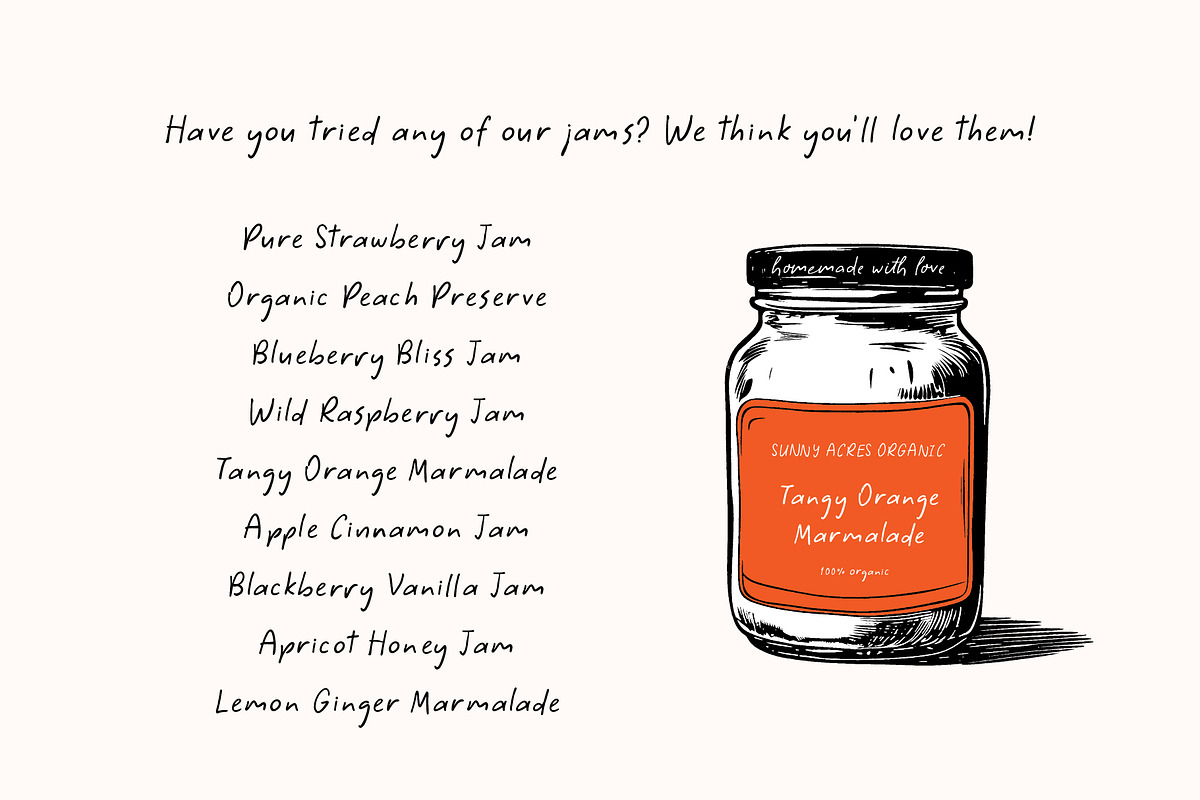 The Cherry Season - Handwritten Font, a Script Font by Kaya Fonts (Photo 7 of 36)