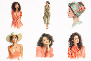 Watercolor Summer Clipart, an Illustration by DreamArtGraphic (Thumbnail 3 of 8)