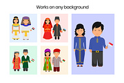 Cultural Dress Designs, a Duotone Icon by Brickclay (Thumbnail 3 of 6)