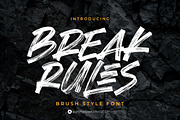 Break Rules, a Handwritten Font by agnyhasyastudio (Thumbnail 1 of 13)