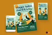 St Patrick's Day Party Flyer, a Flyer Template by MMPixelCraft (Thumbnail 1 of 4)