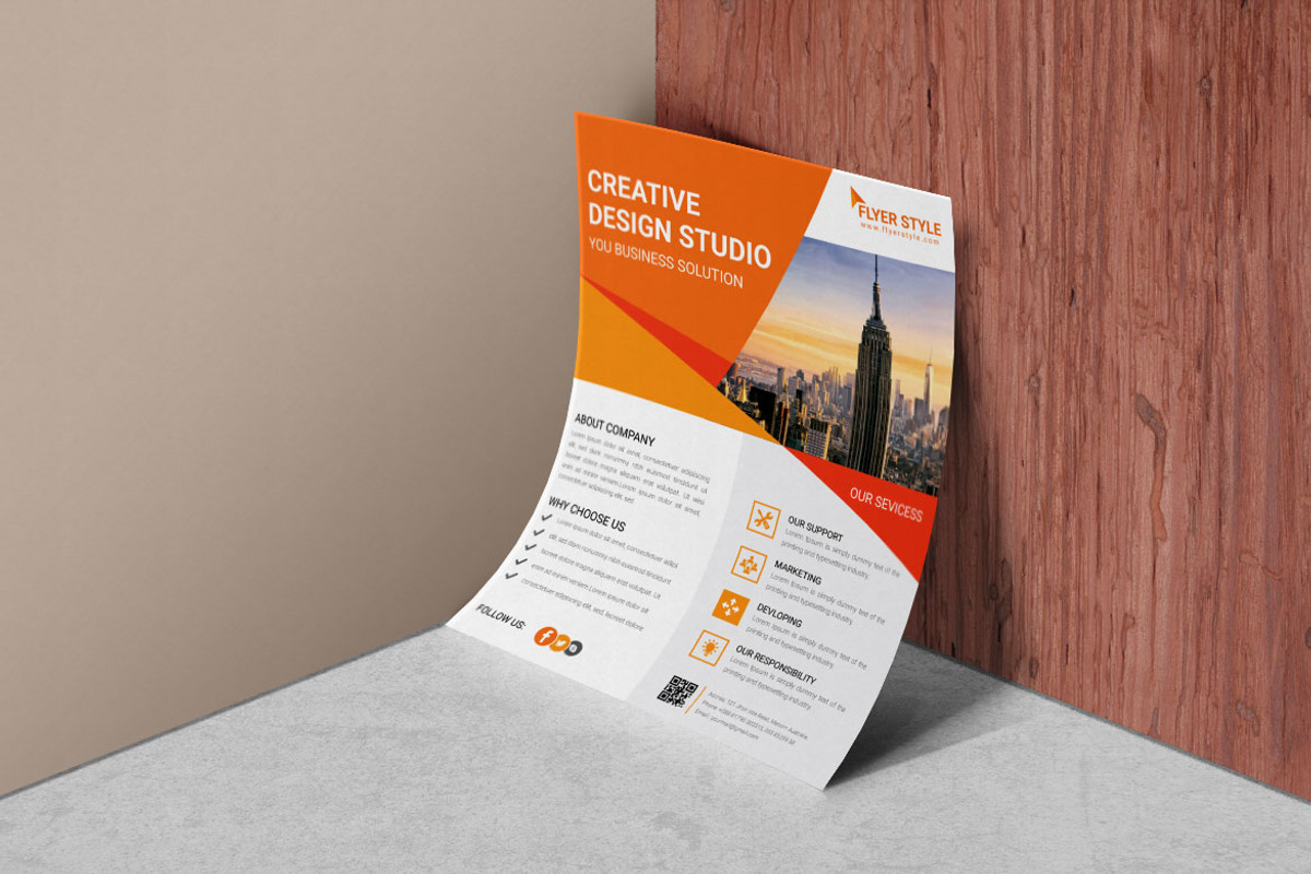 Modern Business Flyer Design, a Flyer Template by BrandlyTemplate