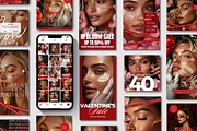 Valentine's Day Skincare Instagram, a Social Media Template by DesignsbyMariaStudio (Thumbnail 1 of 10)
