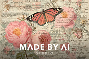 50 Stamperia Vintage Collage Prompts, an Object Graphic by MadeByAI Studio (Thumbnail 4 of 6)