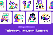 Technology and Innovation Bundle, a Technology Illustration by Brickclay (Thumbnail 1 of 16)
