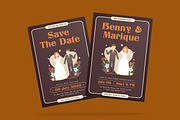 The Best Duo Wedding Invitation, an Invitation Template by iDoodle Studio (Thumbnail 2 of 4)
