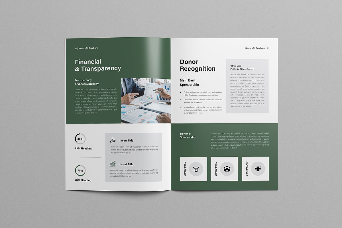 Nonprofit Brochure | Canva & Word, a Brochure Template by HiveArts (Photo 6 of 9)
