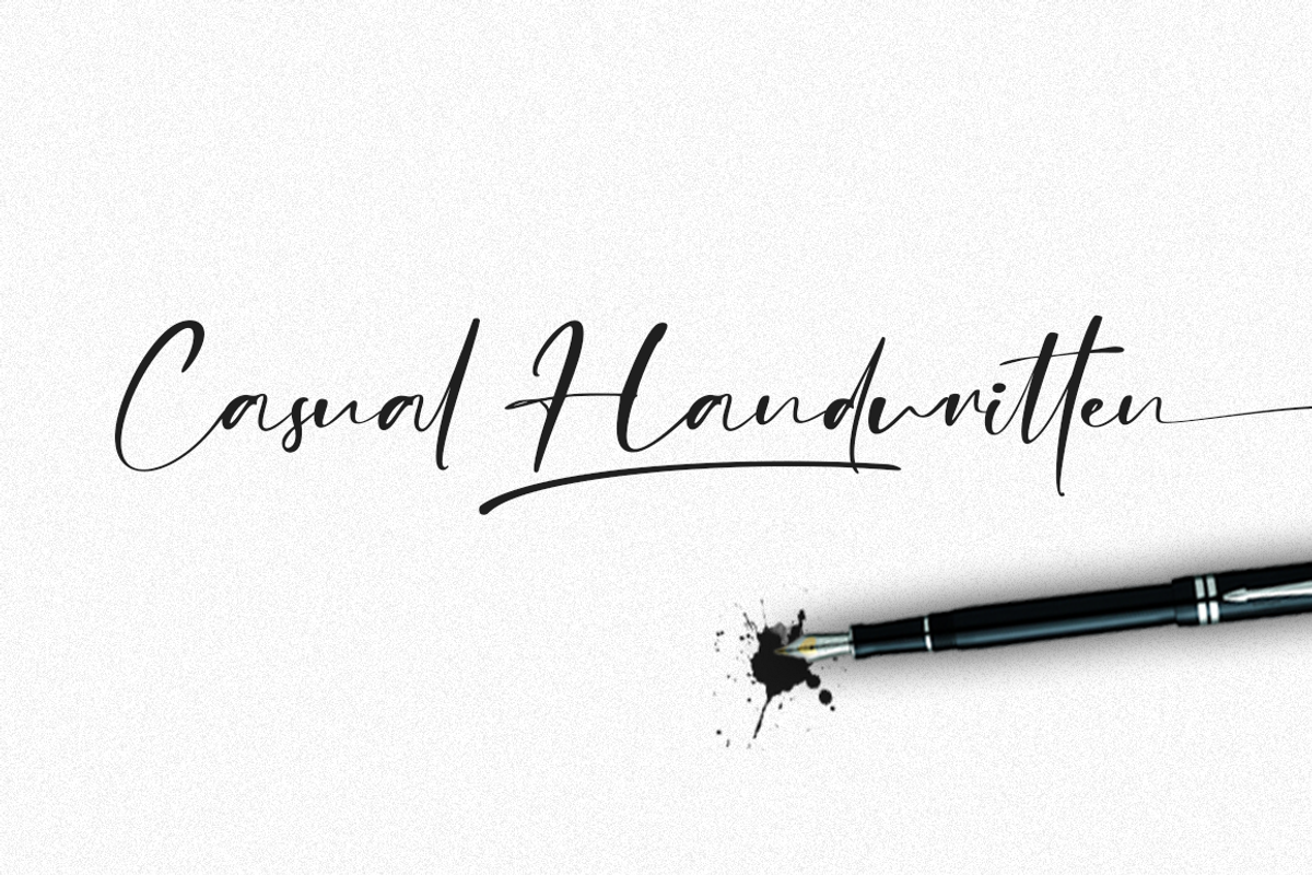 Challenge // Casual Handwritten Font, a Script Font by Haksen (Photo 4 of 14)
