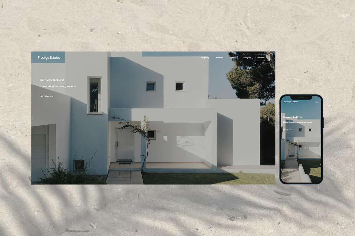Real Estate Agent Website Template preview 4