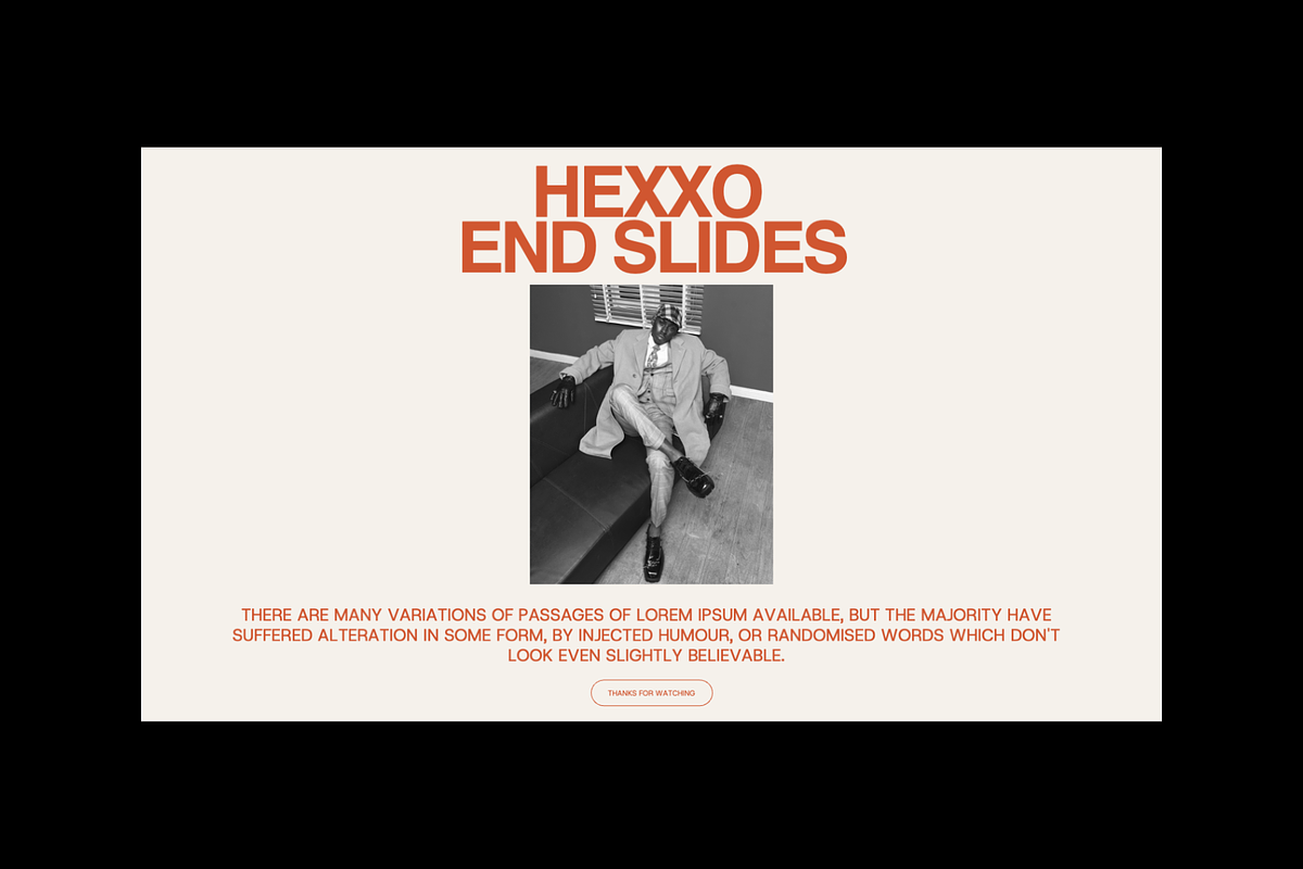 HEXXO - Brand Portfolio PowerPoint, a Presentation Template by Creatorism (Photo 9 of 9)