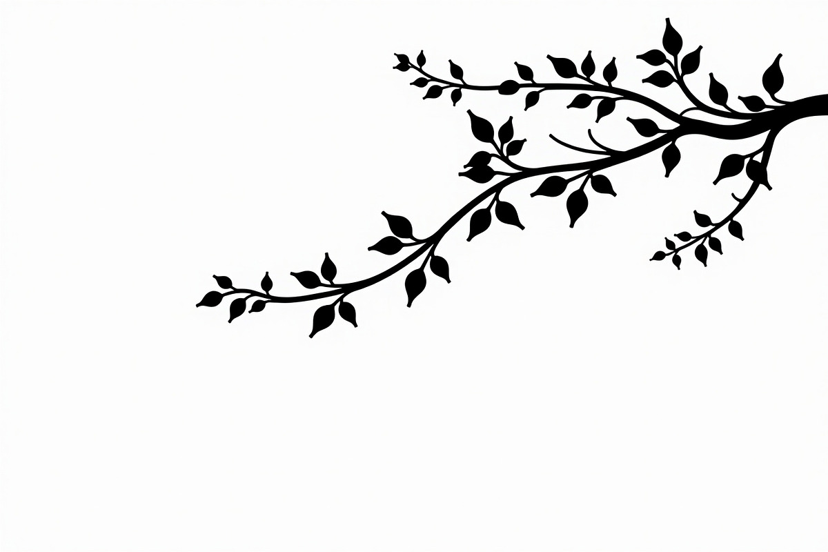 Elegant Leafy Corner Bundle, an Illustration by Creativeshirt (Photo 2 of 9)