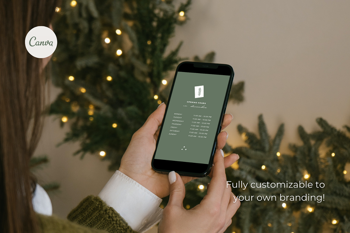 Christmas Instagram Template - Canva, a Social Media Template by Godbout Studio (Photo 5 of 6)