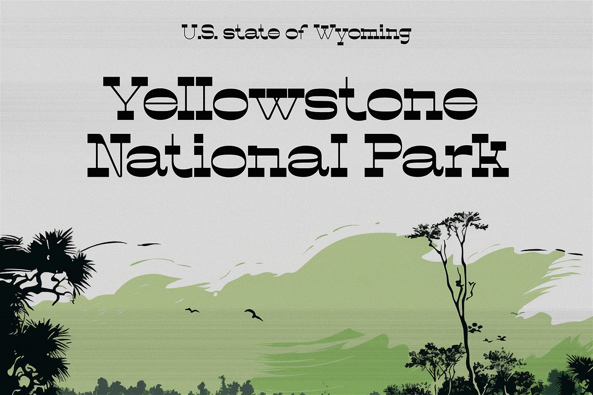 Canyon Slab - Wild West Typeface, a Slab Serif Font by HipFonts (Photo 5 of 9)