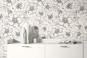 Sketched Japanese Anemones, a Pattern Graphic by MalyskaStudio (Thumbnail 5 of 11)