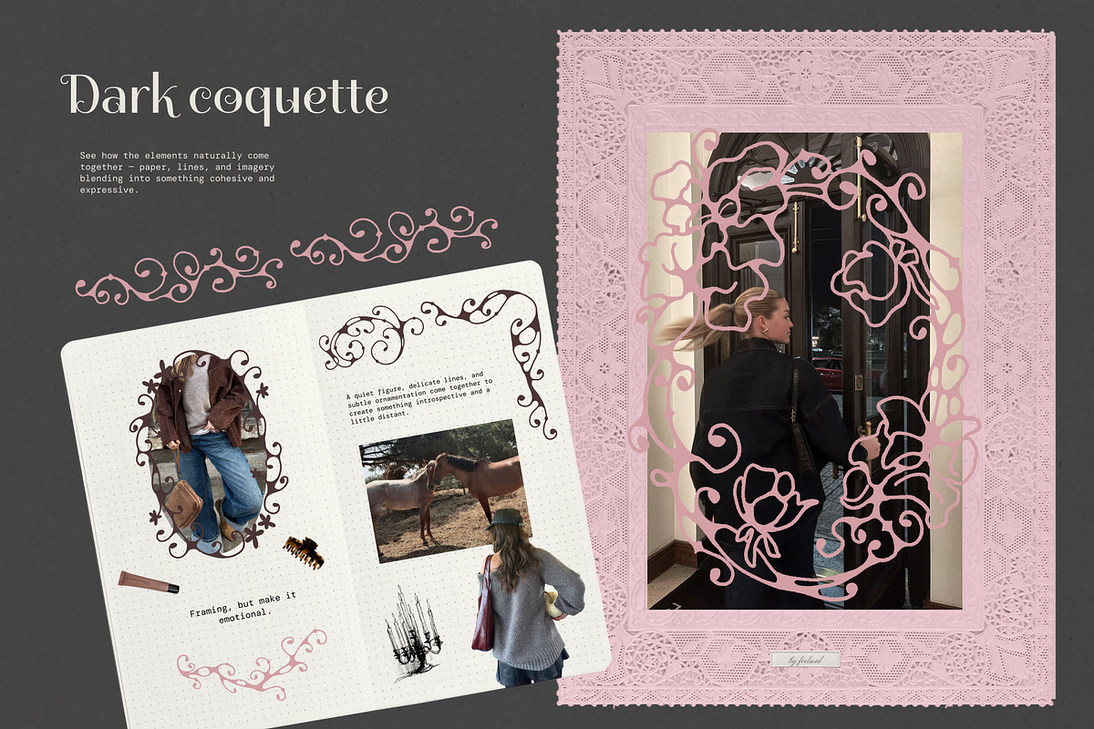 100 Coquette Lines Collection, an Object Graphic by Feelsoul (Photo 5 of 10)