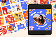 70 Playful Instagram Canva Template, a Templates & Theme by TemplateCastleStore (Thumbnail 8 of 10)