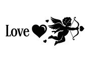 Cupid Angel Valentine Vector Bundle, an Illustration by jahid234 (Thumbnail 25 of 47)