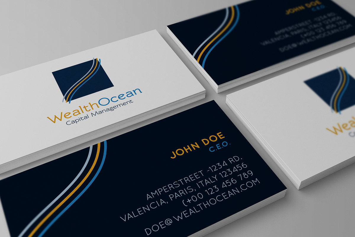 Wealth Ocean Capital Management, a Branding & Logo Template by LuisFaus (Photo 4 of 4)