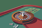 Casino Game and Gambling Illustrated, an Illustration by billpaxton.next (Thumbnail 4 of 22)