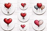 Valentine Heart Ballon clipart, an Illustration by Designworld (Thumbnail 6 of 6)