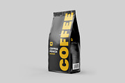 Coffee Pouch Half Side 3/4 Mockup, a Packaging Mockup by easymock (Thumbnail 6 of 8)
