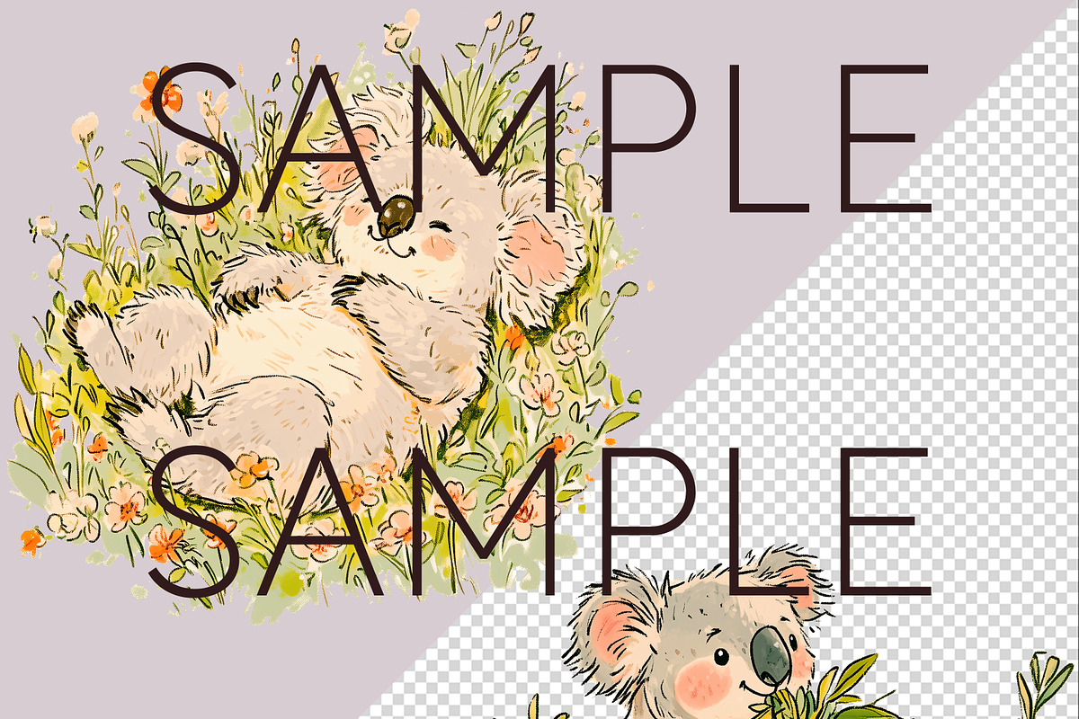 Pastel Australian Animal Clipart, an Animal Illustration by Pawcasso's Portraits (Photo 6 of 7)
