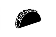 Stuffed Taco Silhouette Collection, an Object Graphic by Designer_Momina (Thumbnail 3 of 3)