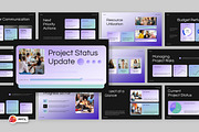 Project Status Update PowerPoint, a Presentation Template by Loin Studio (Thumbnail 1 of 4)