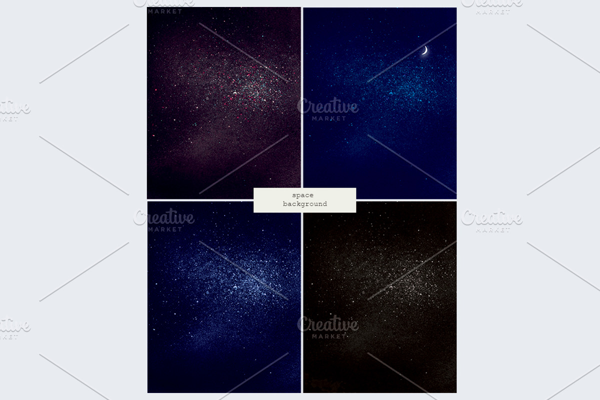 Space background.