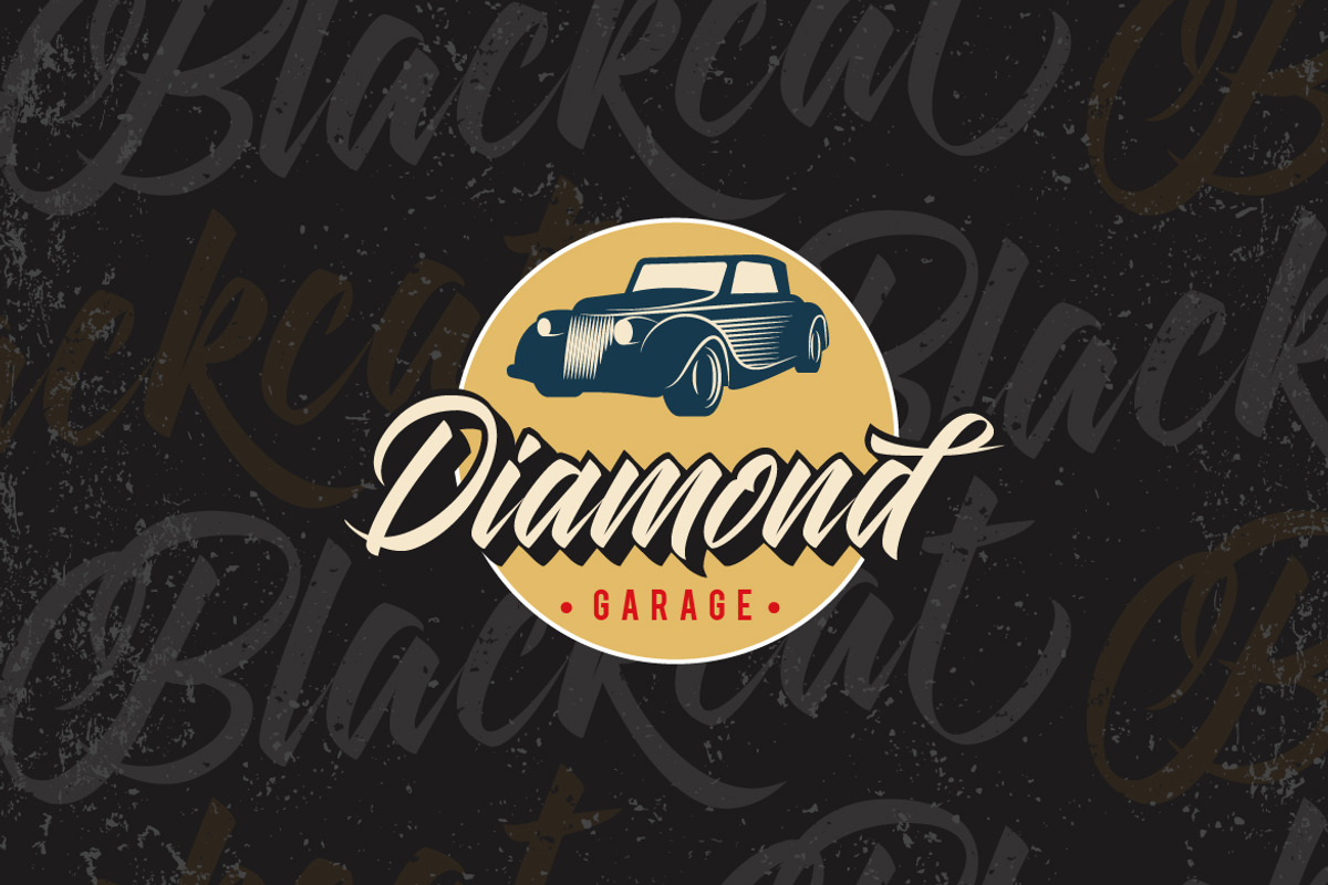 Blackcat Script Layered Fonts preview 7