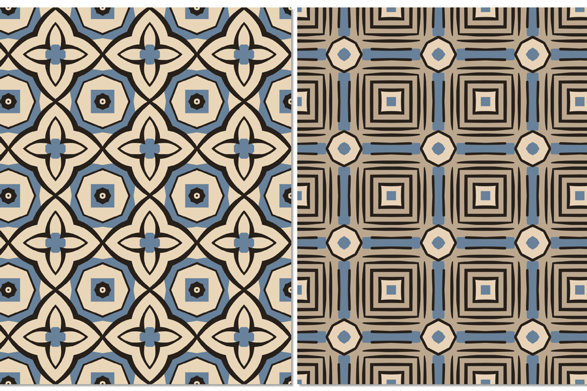 Set 77 - 14 Seamless Patterns, a Pattern Graphic by Little Bird (Photo 7 of 9)