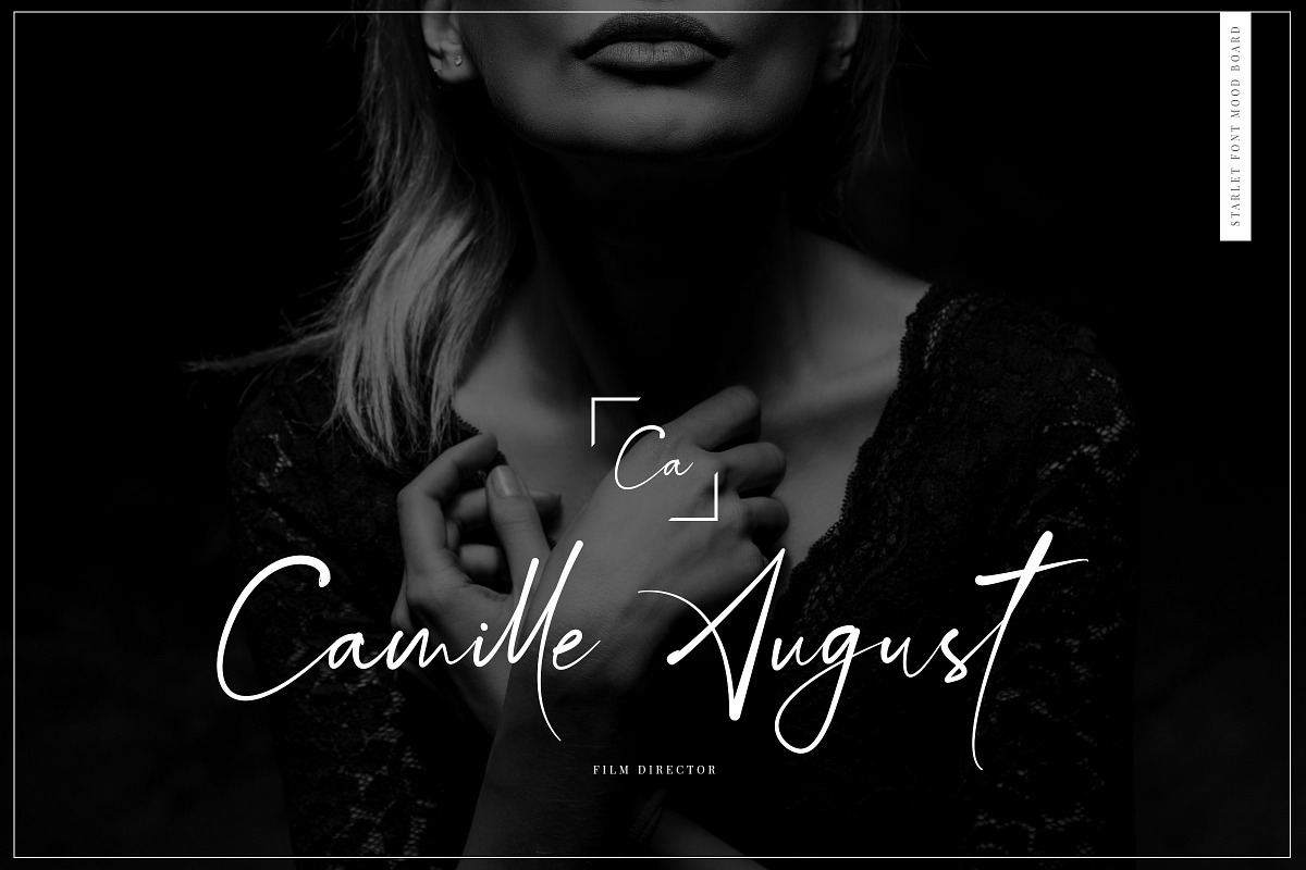 Starlet Script Font + 12 Logos preview 3