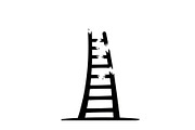 50 Broken Ladder Silhouette Bundle, an Illustration by Designs_River (Thumbnail 13 of 51)
