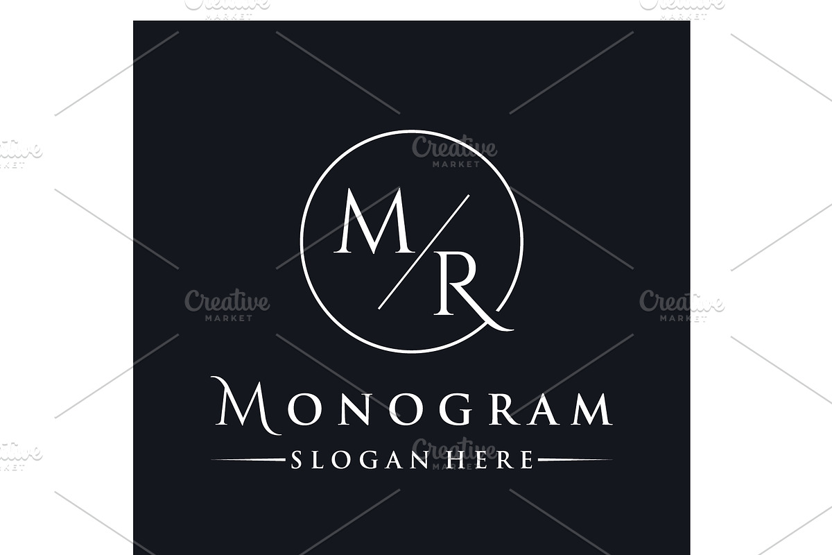 Luxury letters MR , RM , M , R logo, a Branding & Logo Template by LOGOCREATIVE