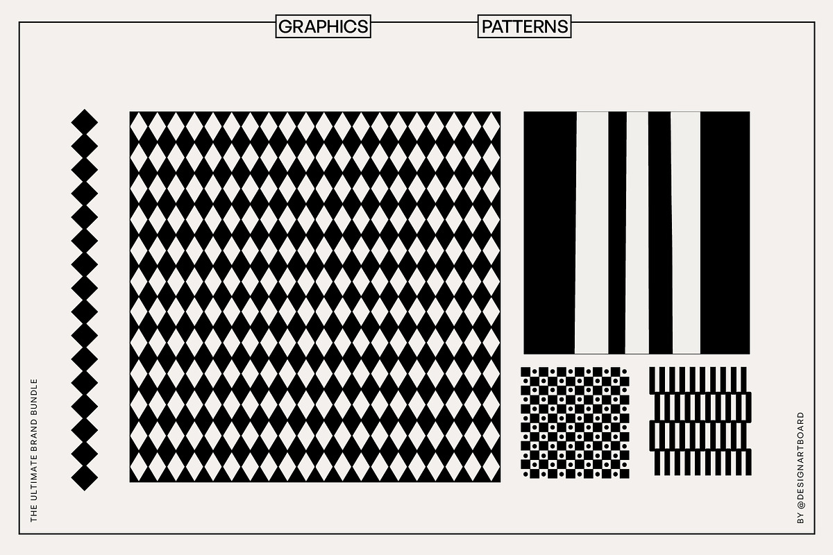 300+ Super Pack Brand Kit Vol 1-4, a Branding & Logo Template by @designartboard (Photo 33 of 41)