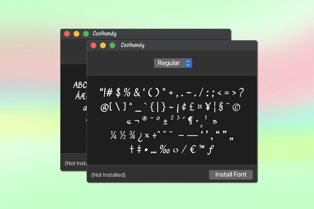Coolhandy - simple cool handwritten, a Handwritten Font by Attractype (Photo 7 of 7)